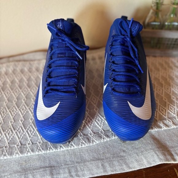 NIKE FORCE ZOOM TROUT 3 METAL BASEBALL CLEATS, US MENS SIZE 13. 856503-447, Blue - Picture 2 of 10